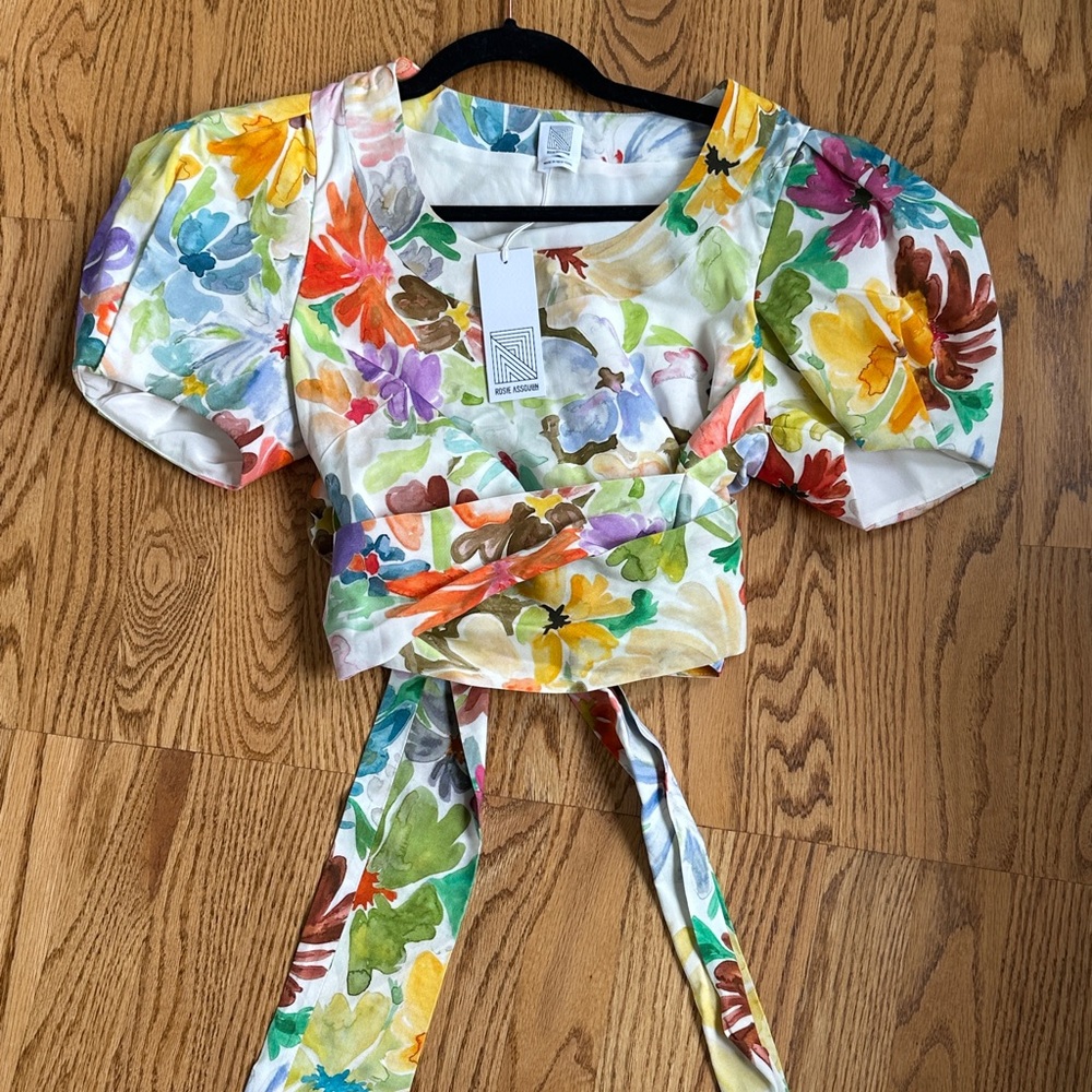 Puff Sleeve Crop Top